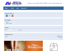 Tablet Screenshot of aplussupply.com